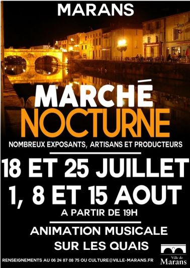 Marans 2019 Marché nocturne
