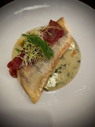 Brasserie Filet de sandre sauce aux herbes