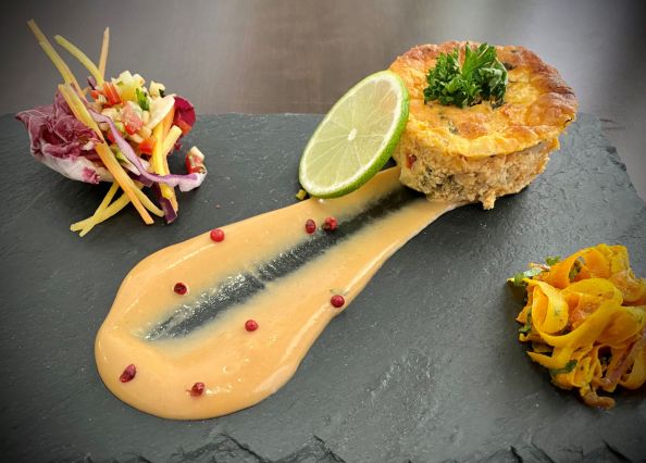 Brasserie Timbale de brochet et d'écrevisses