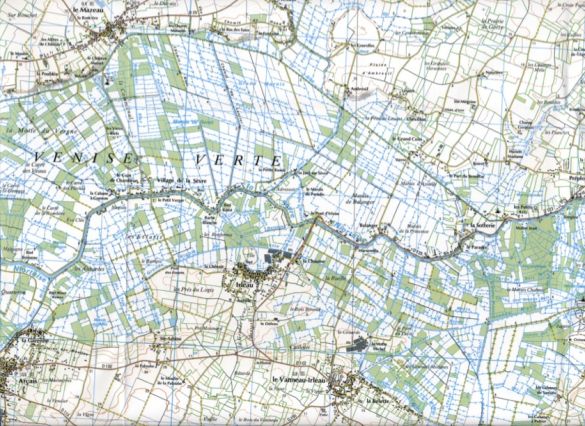 Carte IGN pour situer la maison