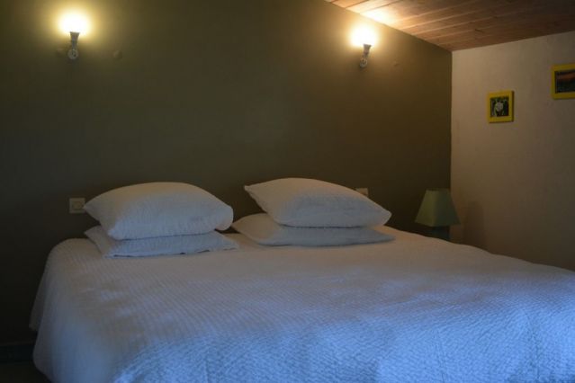 Chambre avec lit de 180x200 modulable en 2 x 90