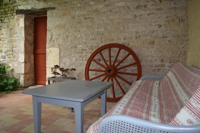 La terrasse de la porte bleue