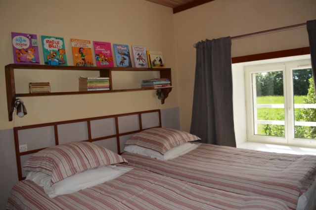 Chambre 2 lits côté marguerite