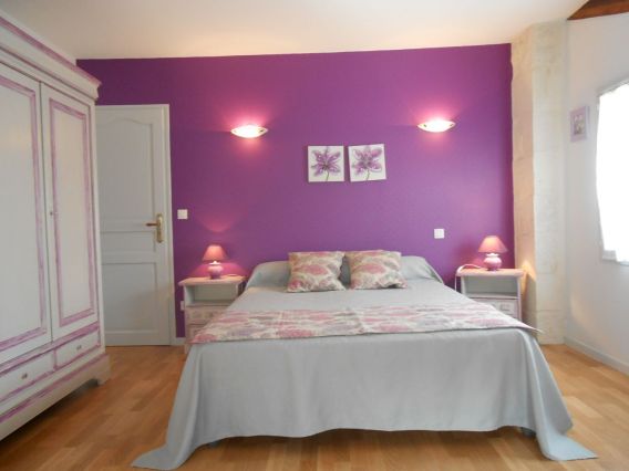 Chambre aubergine