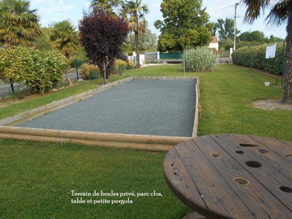 Terrain de boules privé