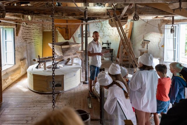 Visite guidée du moulin