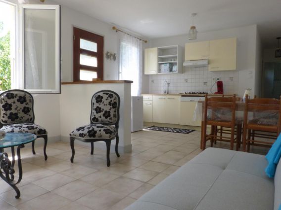 Gîte 765 Vue d'ensemble cuisin séjour salon