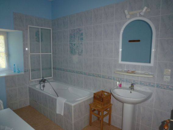 Salle de bains Chambre Bleue