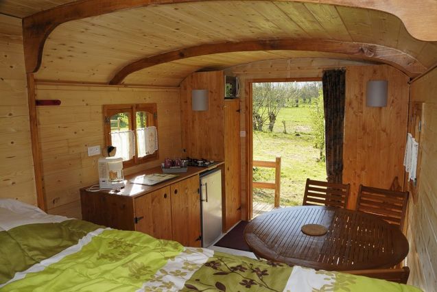 Roulottes "Chambres d'hotes"