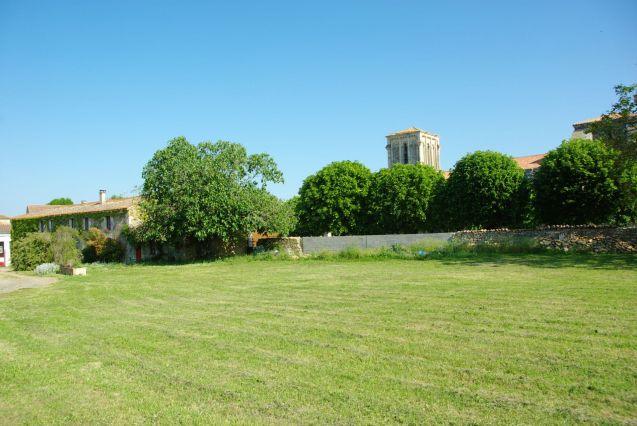 Terrain et eglise