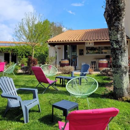 Terrasse du bar - Camping la Venise Verte