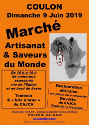Coulon 2019 Marché Artisanat et saveurs du monde